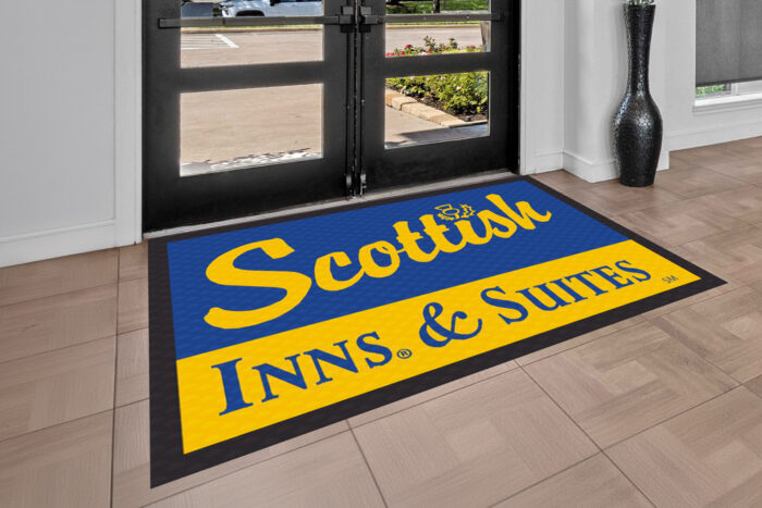 My Logo Mat | Toughpop Heavy Duty Indoor Mat Entrance Scottish Inn
