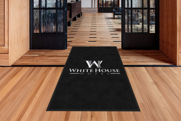 My Logo Mat | Ultraprint Hd Indoor Entance Logo Mat White House Hotel Lobby